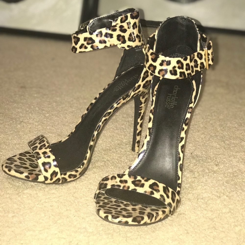Charlotte Russe Cheetah print heels